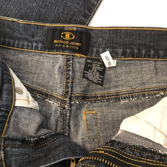 Buffalo Jeans David Bitton - Dark Blue Flare Jeans - Size 26 - Picture 4 of 6